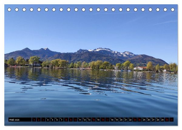 Produktbild: Bons baisers du Chiemsee (Calendrier de bureau 2026 DIN A5 vertical), CALVENDO calendrier mensuel