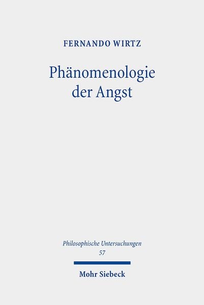 Produktbild: Ph&auml;nomenologie der Angst