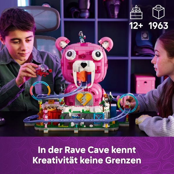 Produktbild: LEGO Fortnite 77082 Rave Cave, Spielzeug f&uuml;r Kinder und Gamer