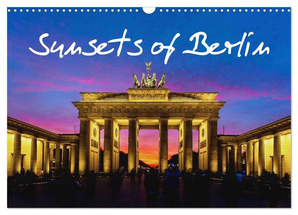 Produktbild: Sunsets of Berlin (Wall Calendar 2026 DIN A3 landscape), CALVENDO 12 Month Wall Calendar