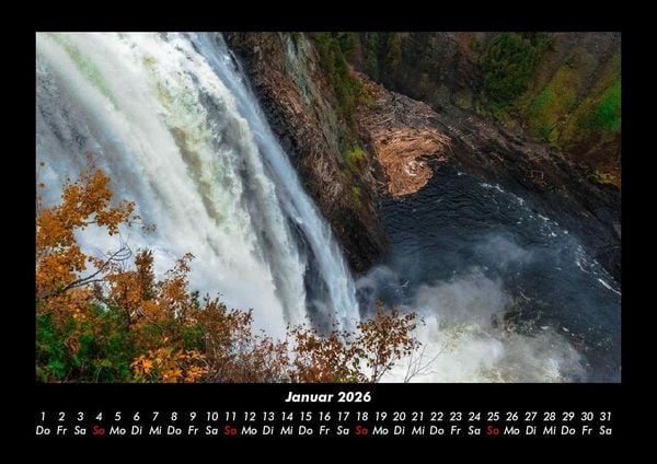 Produktbild: Wasserf&auml;lle 2026 Fotokalender DIN A3