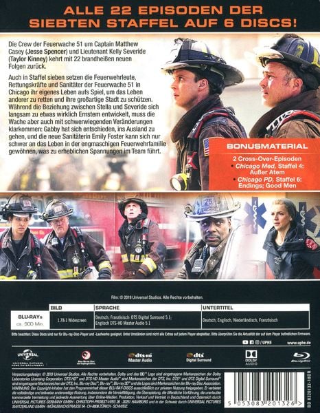 Produktbild: Chicago Fire - Staffel 7 [6 BRs]