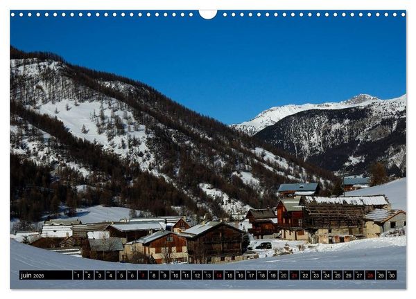 Produktbild: Neige sur les Hautes Alpes (Calendrier mural 2026 DIN A3 vertical), CALVENDO calendrier mensuel