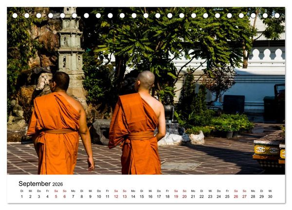Produktbild: 3 Tage Bangkog (Tischkalender 2026 DIN A5 quer), CALVENDO Monatskalender