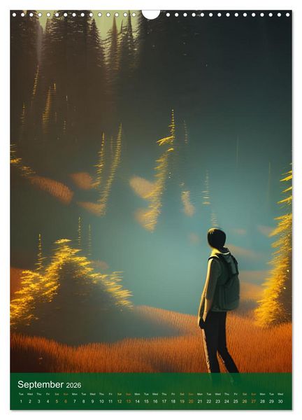 Produktbild: Epic Wanderings (Wall Calendar 2026 DIN A3 portrait), CALVENDO 12 Month Wall Calendar