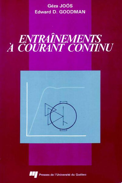 Produktbild: Entra&icirc;nements &agrave; courant continu