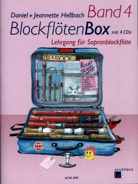 Produktbild: Blockfl&ouml;tenBox, m. 3 Audio-CDs. Band 4