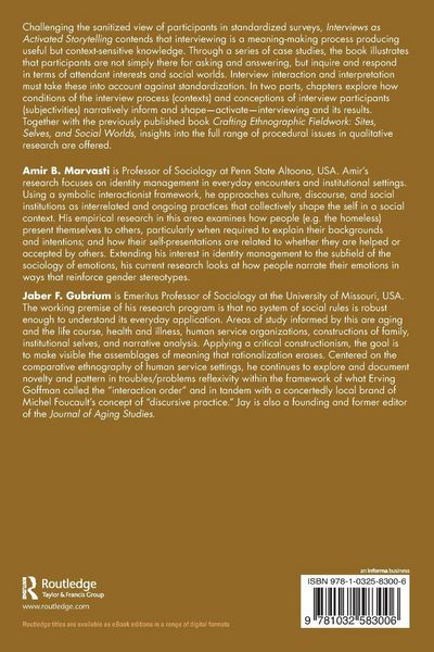 Produktbild: Interviews as Activated Storytelling