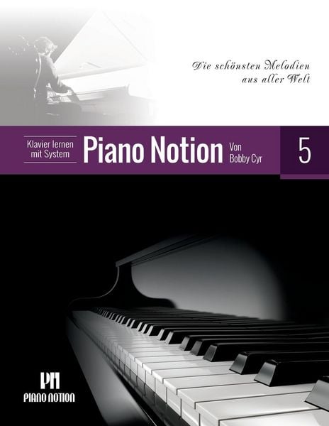 Produktbild: Klavier lernen mit System Piano Notion Buch F&uuml;nf