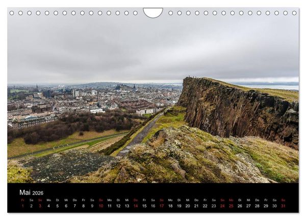 Produktbild: EDINBURGH. Blick. Licht. Wetter. (Wandkalender 2026 DIN A4 quer), CALVENDO Monatskalender