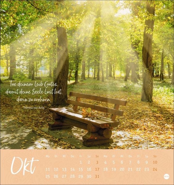 Produktbild: Stille Momente Postkartenkalender 2027