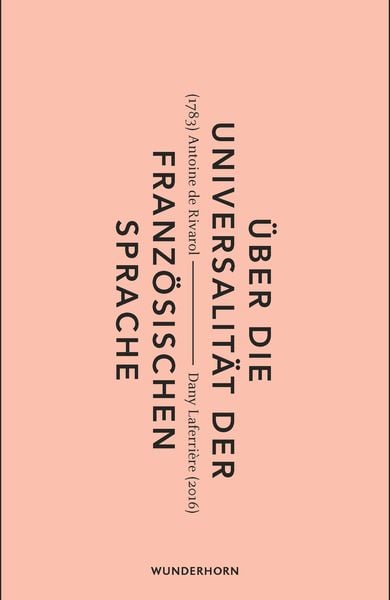 Produktbild: &Uuml;ber die Universalit&auml;t der franz&ouml;sischen Sprache