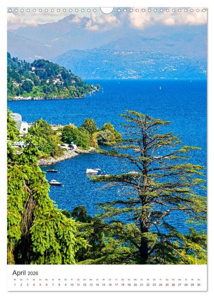 Produktbild: Lago Maggiore - Atemberaubende Landschaften (Wandkalender 2026 DIN A3 hoch), CALVENDO Monatskalender