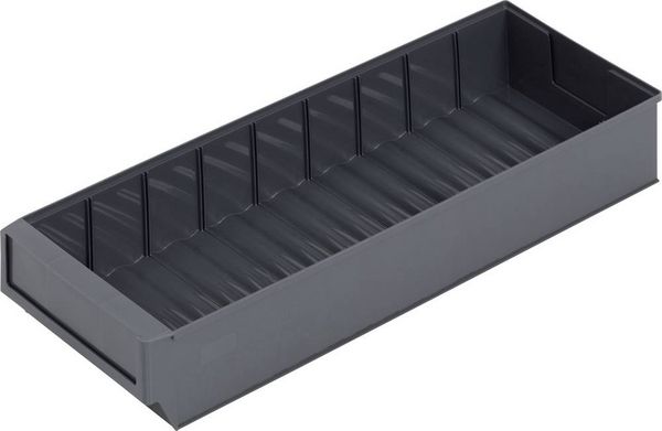 Produktbild: Alutec 66032 Sichtlagerkasten (L x B x H) 500 x 183 x 81mm Dunkelgrau 1St.