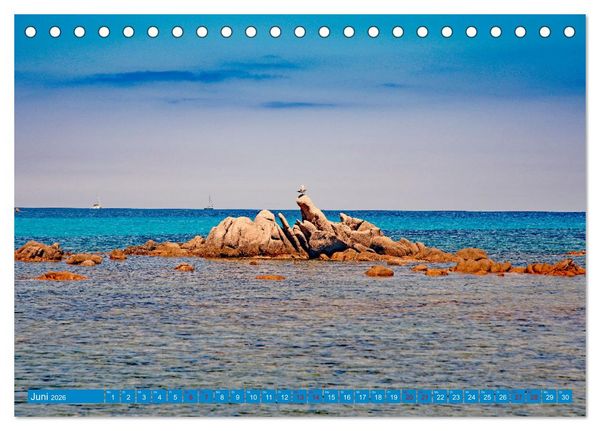 Produktbild: Traumhaftes Sardinien (Tischkalender 2026 DIN A5 quer), CALVENDO Monatskalender