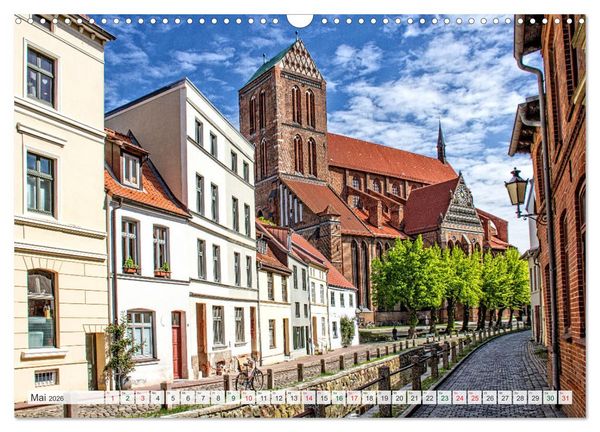 Produktbild: Wismar &ndash; Eine Hansestadt mit Charme (Wandkalender 2026 DIN A3 quer), CALVENDO Monatskalender