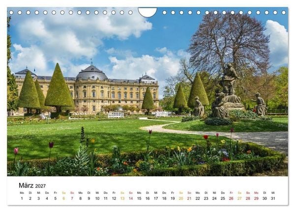 Produktbild: Unterwegs auf der Romantischen Strasse (Wandkalender 2027 DIN A4 quer), CALVENDO Monatskalender