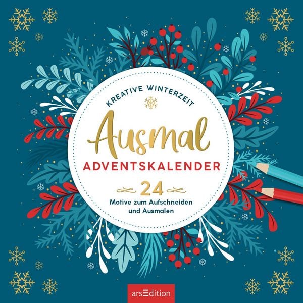 Produktbild: Ausmal-Adventskalender &ndash; Kreative Winterzeit