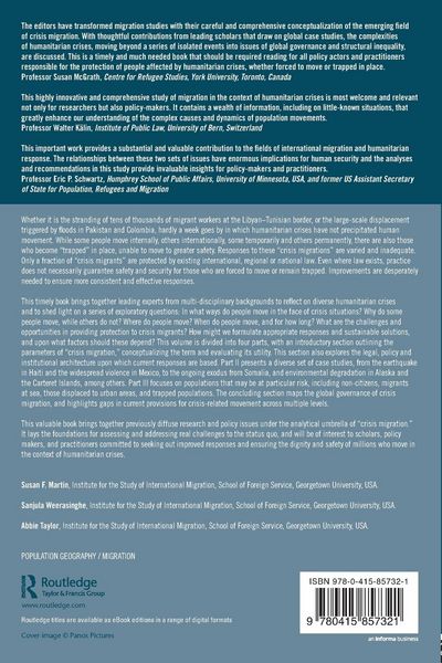 Produktbild: Humanitarian Crises and Migration