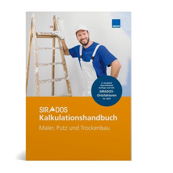 SIRADOS Kalkulationshandbuch Maler, Putz und Trockenbau