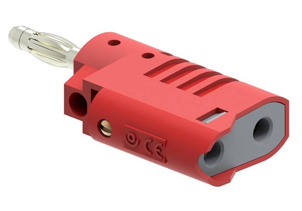 Produktbild: Electro PJP 1080-CD1-R Bananenstecker Stecker, gerade Stift-&Oslash;: 4mm Rot 1St.