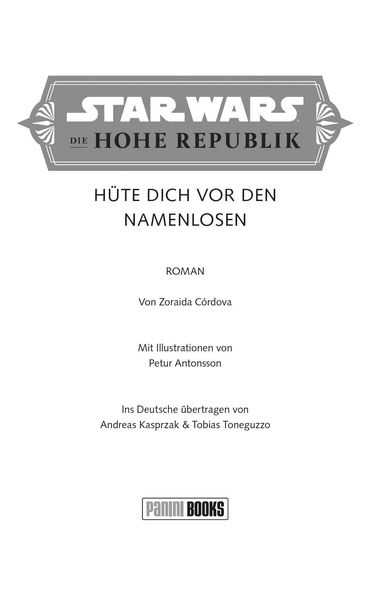 Produktbild: Star Wars Jugendroman: Die Hohe Republik - Hüte dich vor den Namenlosen