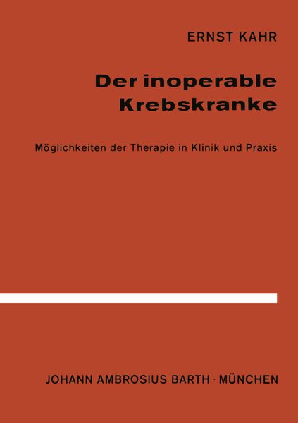Produktbild: Der Inoperable Krebskranke