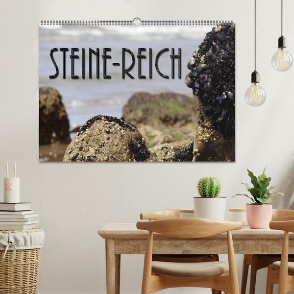 Produktbild: Steine-Reich (Wandkalender 2026 DIN A2 quer), CALVENDO Monatskalender