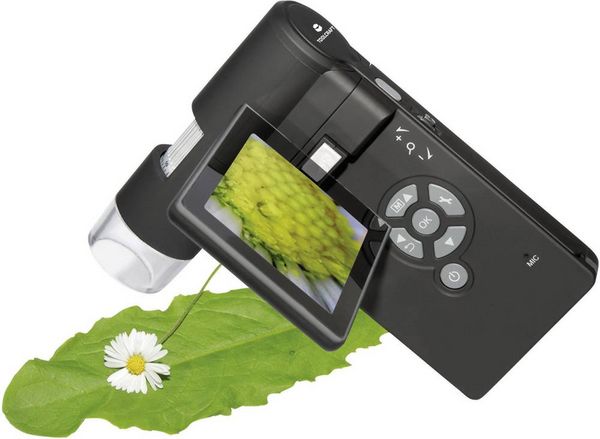 Produktbild: TOOLCRAFT USB Mikroskop mit Monitor 5 Megapixel Digitale Vergr&ouml;&szlig;erung (max.): 500 x