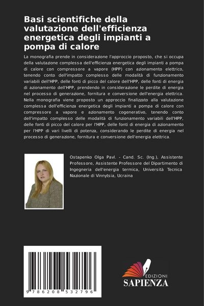 Produktbild: Basi scientifiche della valutazione dell'efficienza energetica degli impianti a pompa di calore