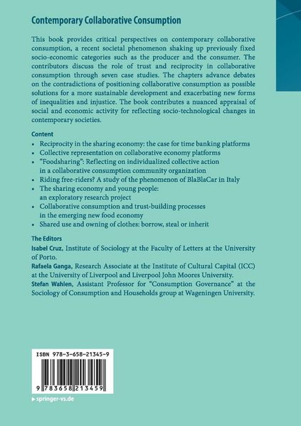 Produktbild: Contemporary Collaborative Consumption