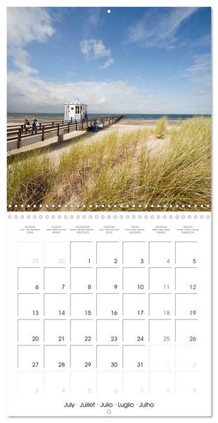 Produktbild: A journey along the Baltic Coast (Wall Calendar 2026 12 &times; 12 Inch) CALVENDO 12 Month Wall Calendar