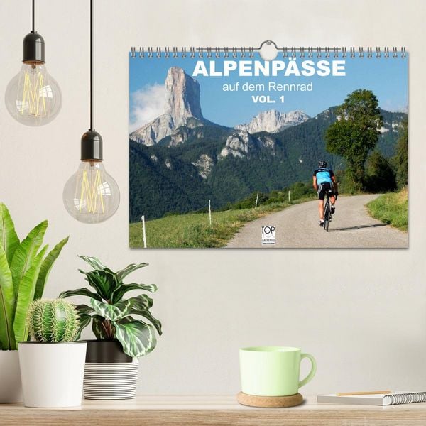Produktbild: Alpenp&auml;sse auf dem Rennrad Vol. 1 (Wandkalender 2026 DIN A4 quer), CALVENDO Monatskalender
