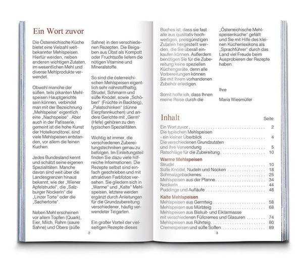 Produktbild: KOMPASS K&uuml;chensch&auml;tze &Ouml;sterreichische Mehlspeisen