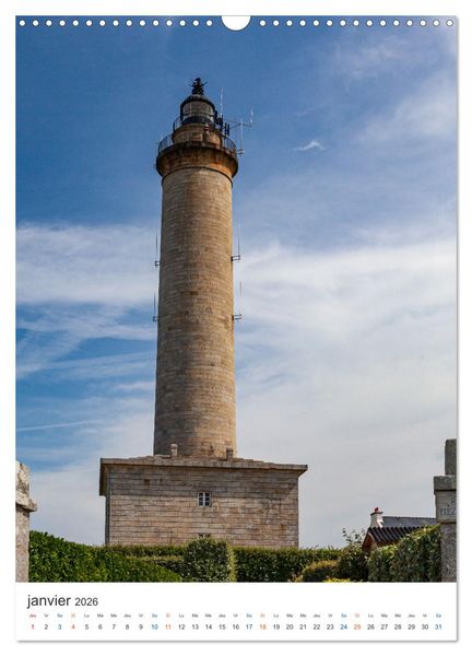 Produktbild: Phares du Finist&egrave;re (Calendrier mural 2026 DIN A3 horizontal), CALVENDO calendrier mensuel