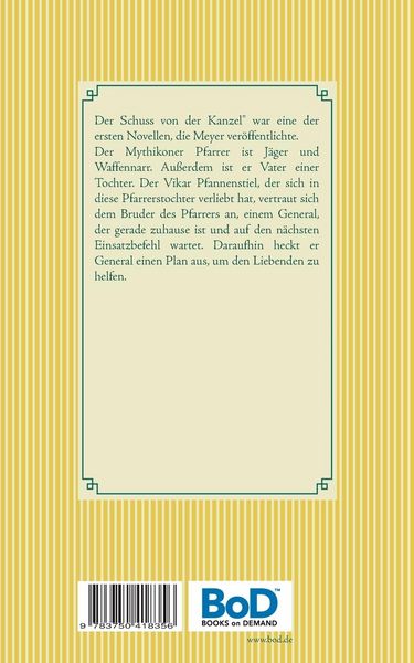 Produktbild: Der Schuss von der Kanzel