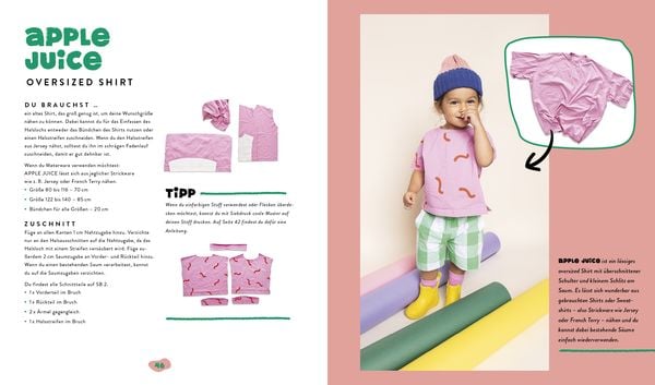 Produktbild: Fashion Fruits &ndash; N&auml;hen f&uuml;r Kids! 15 Teile, eine Kollektion: Sag Tsch&uuml;ss zur Fast Fashion!