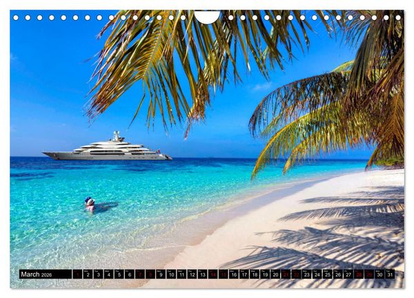 Produktbild: SUPERYACHTS (Wall Calendar 2026 DIN A4 landscape), CALVENDO 12 Month Wall Calendar