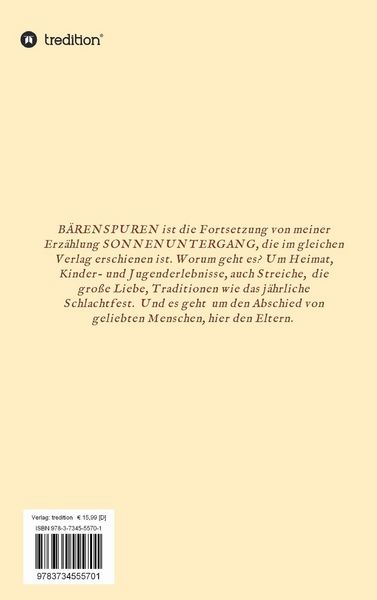 Produktbild: B&auml;renspuren