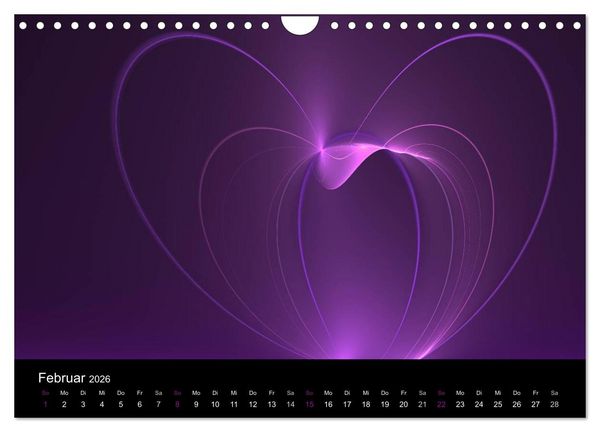 Produktbild: Die Farbe Lila (Wandkalender 2026 DIN A4 quer), CALVENDO Monatskalender