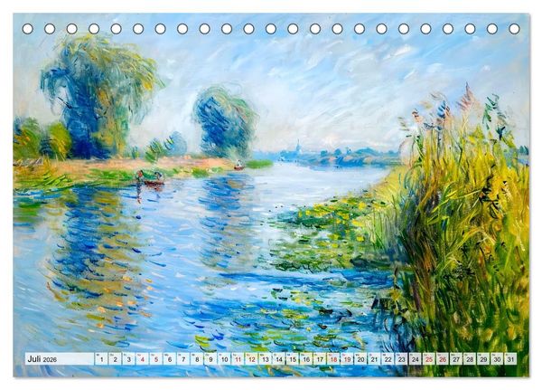 Produktbild: Sehnsucht nach Brandenburg - Zwischen Havel und Himmel (Tischkalender 2026 DIN A5 quer), CALVENDO Monatskalender