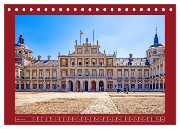 Produktbild: Madrid &ndash; Metropole mit Herz (Tischkalender 2026 DIN A5 quer), CALVENDO Monatskalender