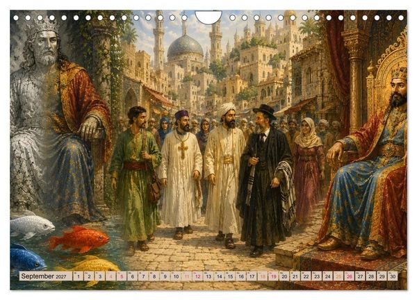 Produktbild: Scheherazade und 12 M&auml;rchen aus 1001 Nacht (Wandkalender 2027 DIN A4 quer), CALVENDO Monatskalender