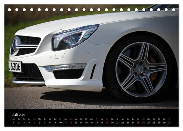 Produktbild: Mercedes-Benz SL 63 AMG (Tischkalender 2026 DIN A5 quer), CALVENDO Monatskalender