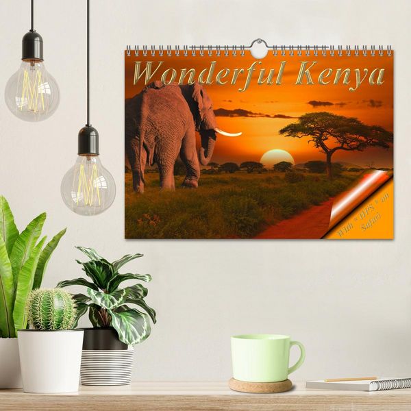 Produktbild: Wonderful Kenya (Wall Calendar 2026 DIN A4 landscape), CALVENDO 12 Month Wall Calendar