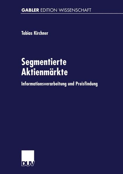 Produktbild: Segmentierte Aktienm&auml;rkte