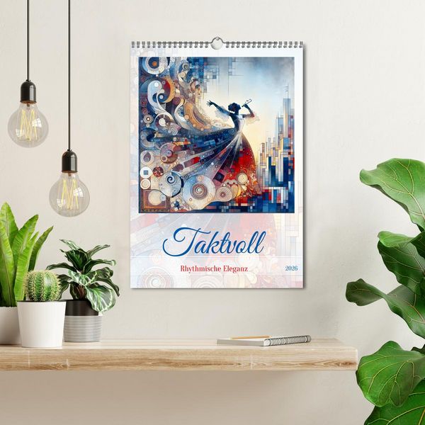 Produktbild: Taktvoll &ndash; Rhythmische Eleganz (Wandkalender 2026 DIN A3 hoch), CALVENDO Monatskalender
