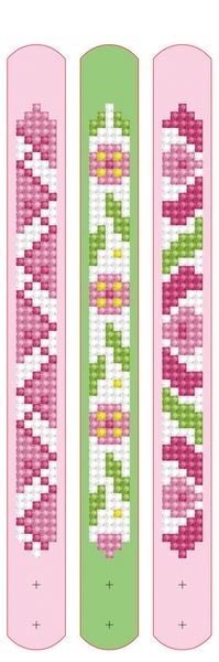 Produktbild: DOTZIES BY DIAMOND DOTZ - Diamond Painting Armb&auml;nder Pink