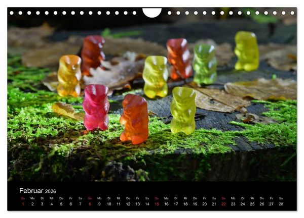 Produktbild: Die Welt der Fruchtgummis (Wandkalender 2026 DIN A4 quer), CALVENDO Monatskalender