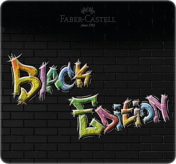 Produktbild: Faber-Castell Buntstifte Black Edition 24er Metalletui